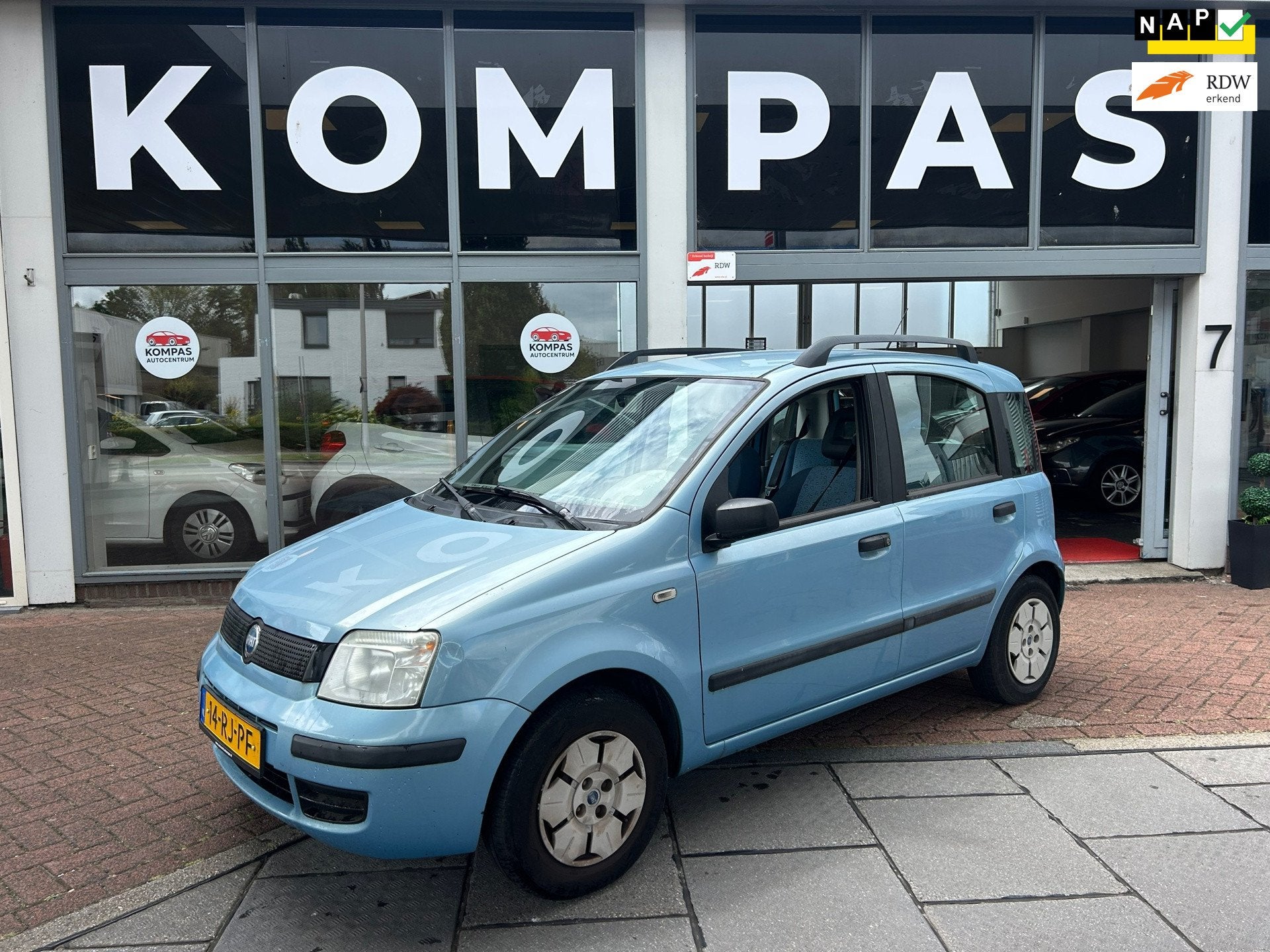 Fiat Panda 1.1 Active Plus |NAP|ORGNL|El.Ramen|Nw.APK|Aux, Voorwielaandrijving, Stof, Origineel Nederlands, Bedrijf