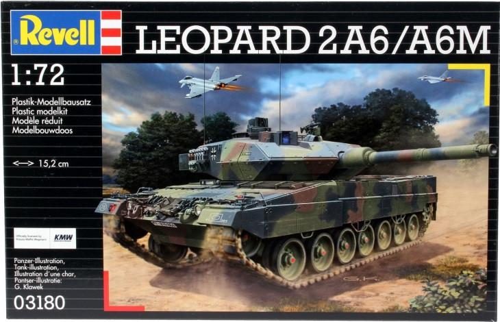 Revell 1/72 Leopard 2A6 model, Revell, Nieuw, Ophalen of Verzenden, Tank