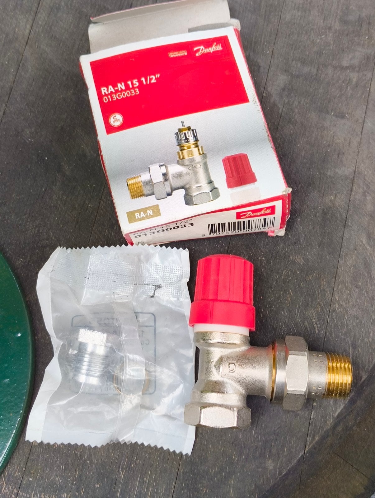 Danfoss RA-N 15 1/2" Radiatorventiel (013G0033), Minder dan 30 cm, Radiator, Nieuw, Minder dan 60 cm