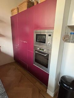 Keukenkasten wand (met oven en magnetron), Huis en Inrichting, Keuken | Keukenelementen, Ophalen, Gebruikt, Overige kleuren, 50 tot 100 cm