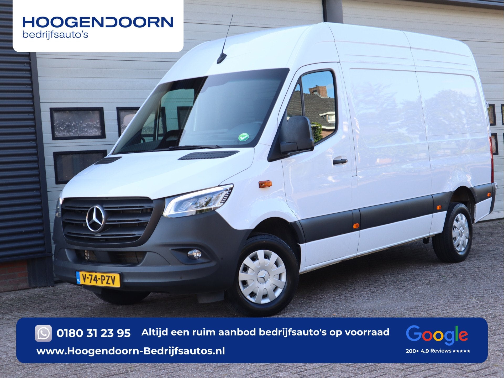 Mercedes-Benz Sprinter 317 CDI Automaat L2H2 RWD - LED - Mbu, Automaat, Gebruikt, Euro 6, 4 cilinders