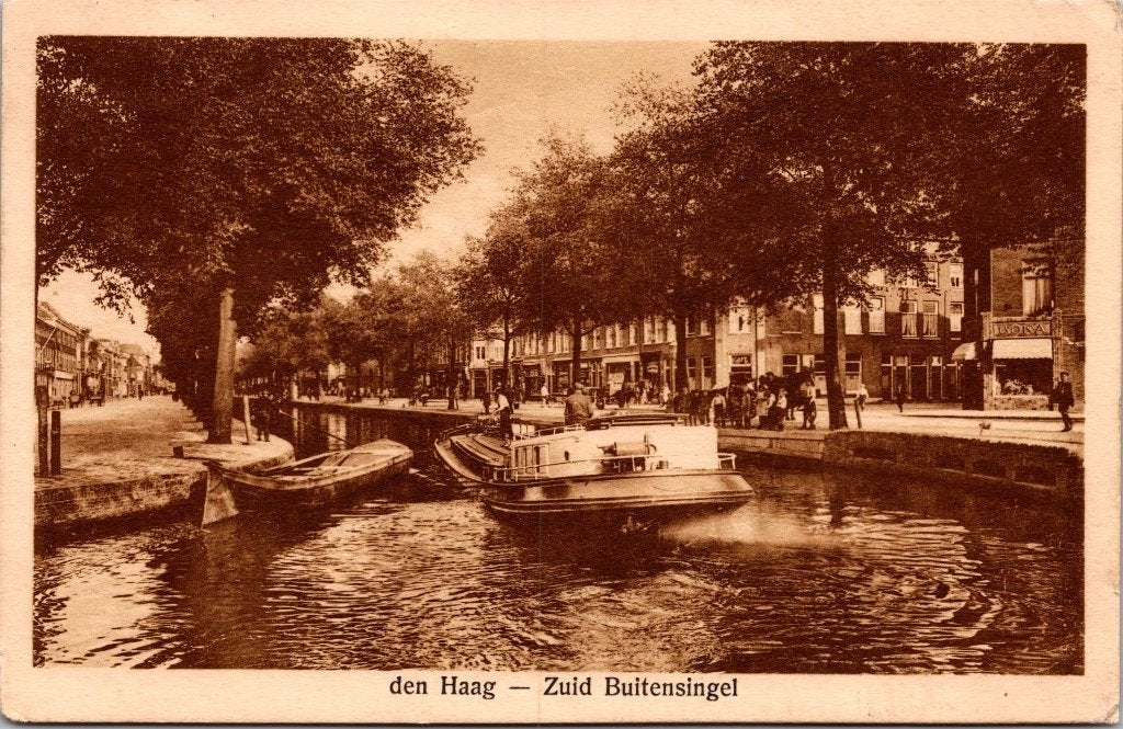Den Haag 's-Gravenhage 3 ansichtkaarten Binnen- Buitensingel, Verzamelen, Verzenden, Voor 1920, Gelopen, Zuid-Holland