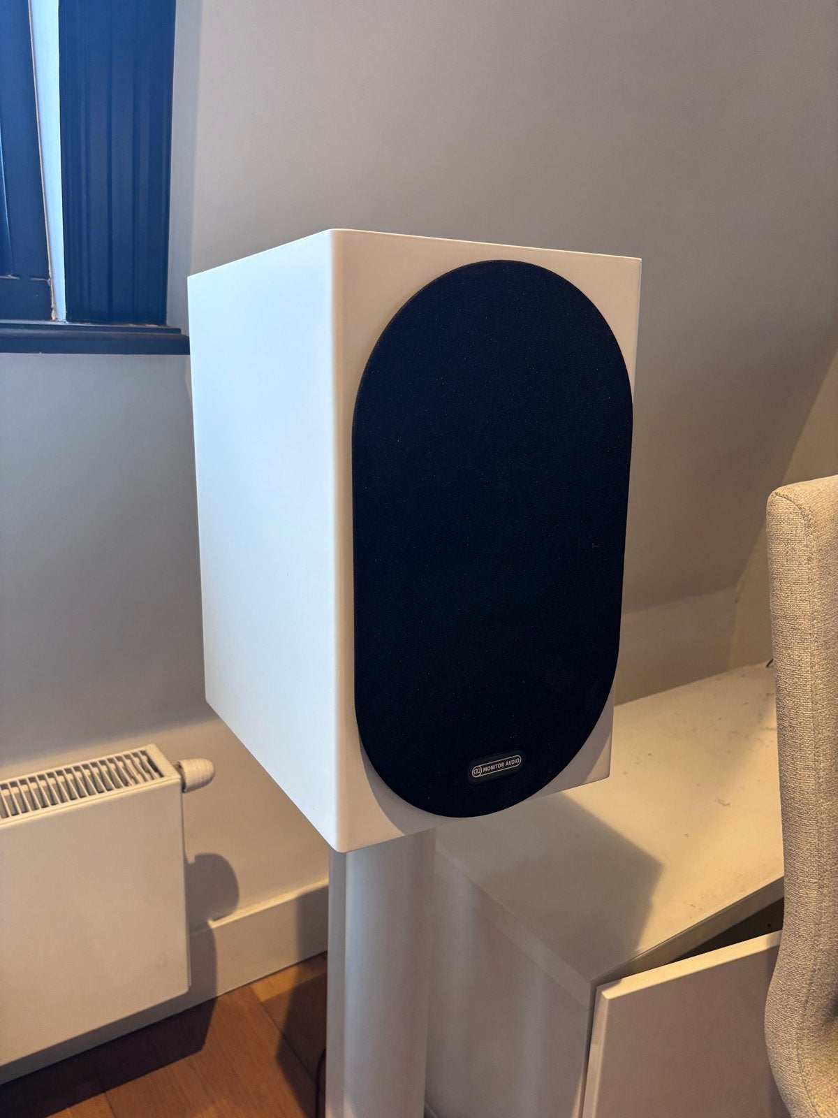 Monitor Audio Silver 100 Speakers met Stands, Audio, Tv en Foto, Inclusief standaarden, Ophalen of Verzenden, Zo goed als nieuw