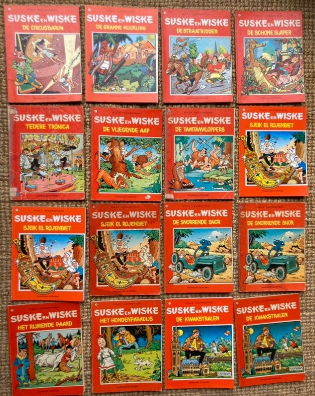 Suske en Wiske: Grote collectie stripboeken (16 stuks), Meerdere stripboeken, Ophalen, Gelezen