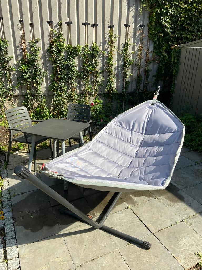 Fatboy hangmat grijs, Tuin en Terras, Ophalen, Gebruikt, Eenpersoons, Opvouwbaar