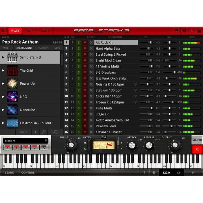 IK Multimedia iRig Keys PRO + SampleTank 3 produceer set, ., Nieuw, ., .