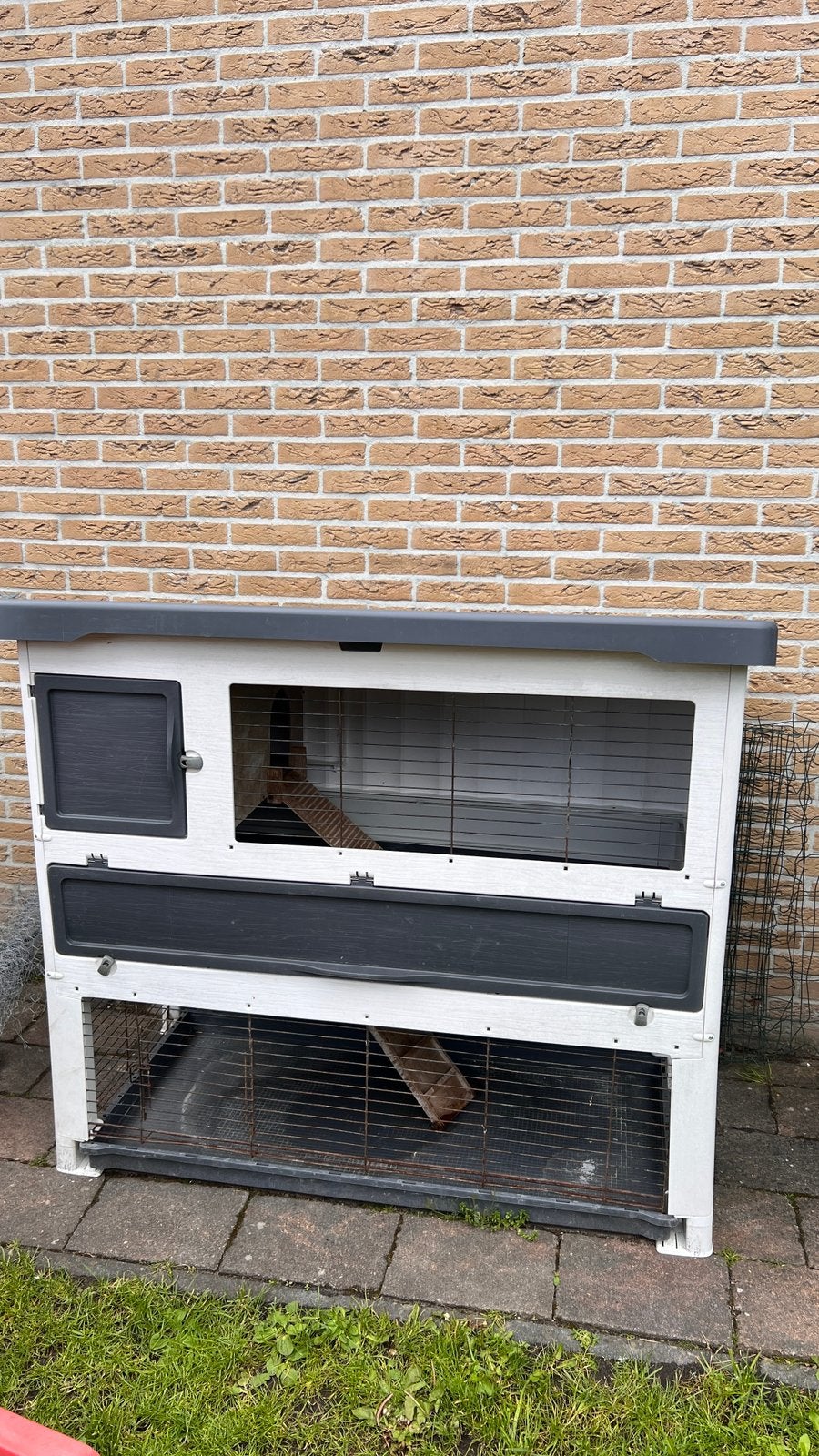 Ferplast Konijnenhok Grand Lodge 140 Plus 134x73x117, Dieren en Toebehoren, Knaagdieren en Konijnen | Hokken en Kooien, Ophalen