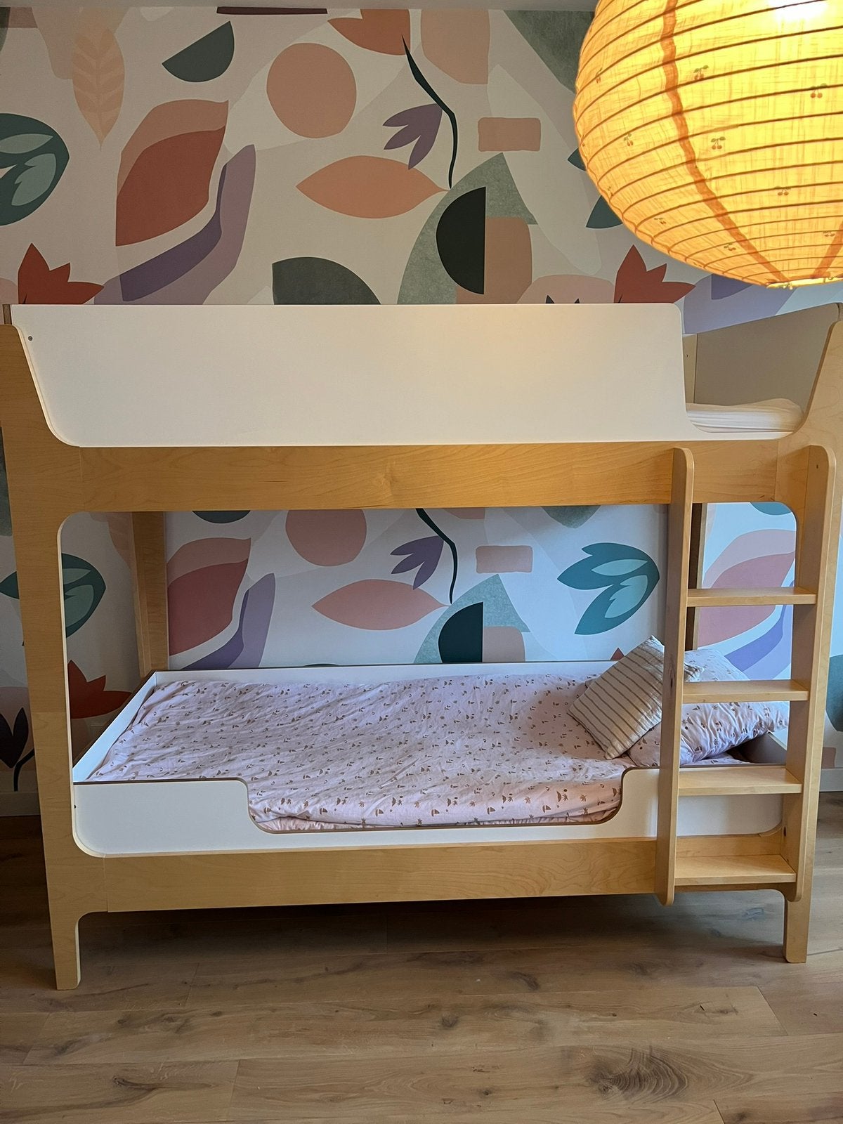 Mooi AM.PM stapelbed van berkenhout, Ophalen, Gebruikt, Stapelbed