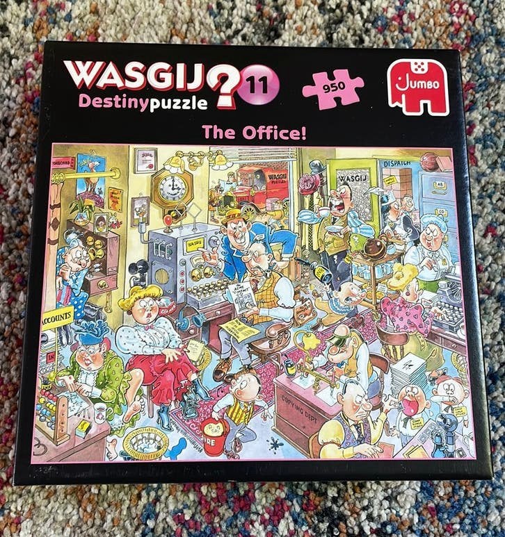 Wasgij puzzel The Office 950 stukjes, Ophalen of Verzenden, 500 t/m 1500 stukjes, Zo goed als nieuw