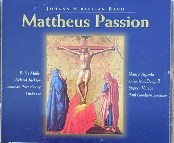 2cd JS Bach : Mattheus Passion olv Goodwin, Boxset, Ophalen of Verzenden, Zo goed als nieuw, Barok