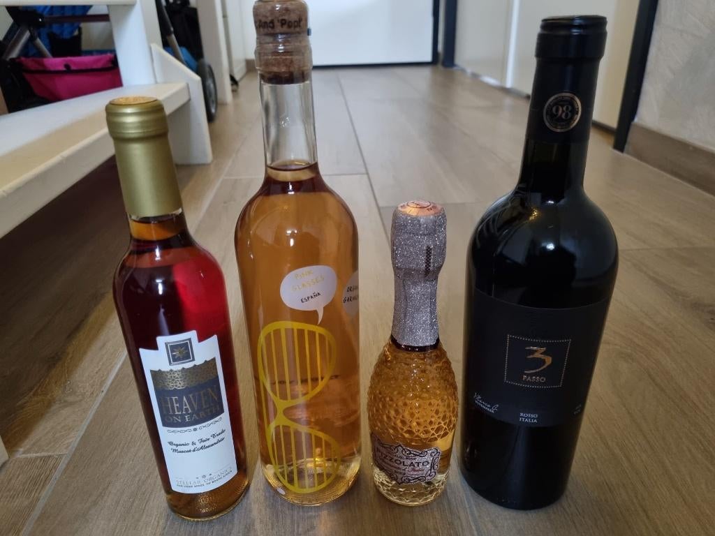 4 x Biologische wijn, Verzamelen, Ophalen of Verzenden, Nieuw, Frankrijk, Overige typen