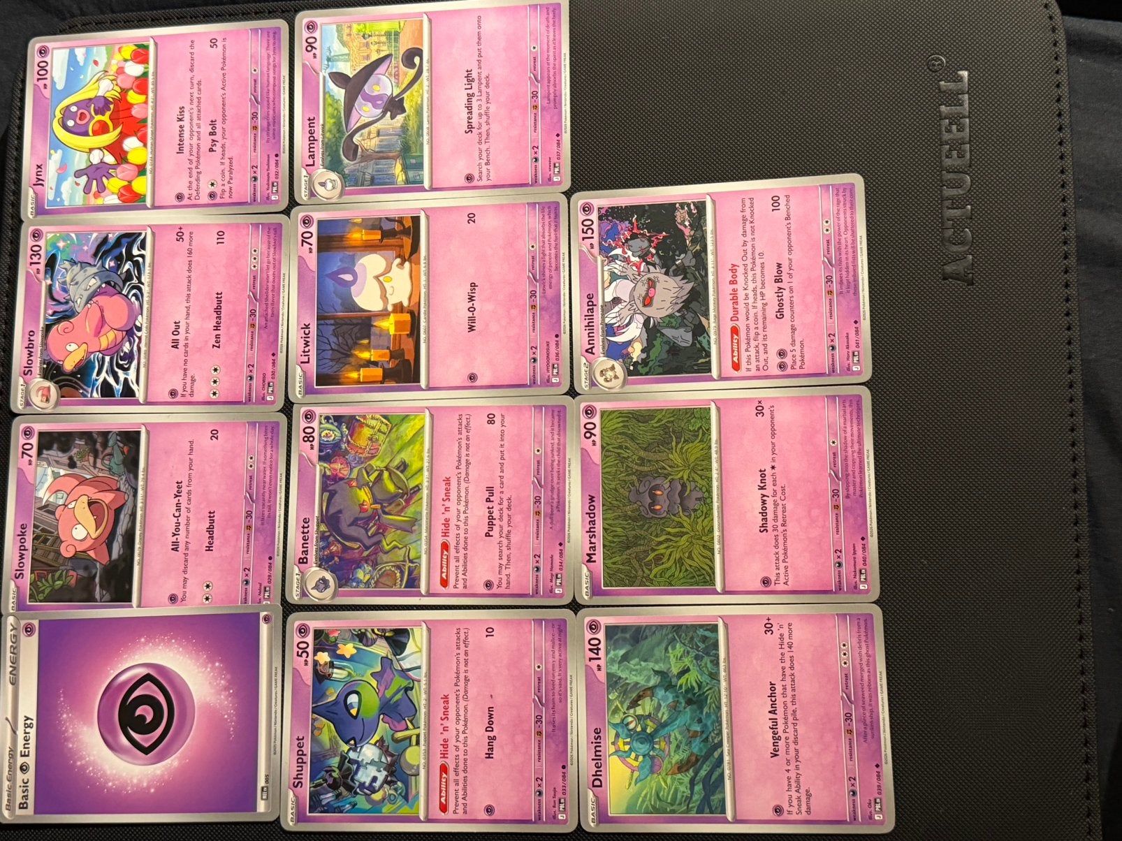 Set pokemon kaarten mega evolution pitch black, Ophalen of Verzenden, Zo goed als nieuw, Meerdere kaarten