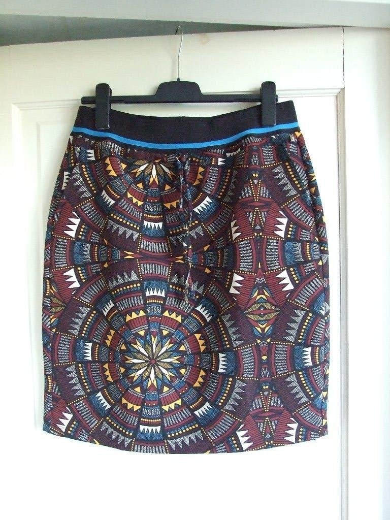 Anna nieuwe rok in aardetinten en prachtig patroon XXL, Meerkleurig, Maat 46/48 (XL) of groter, Nieuw, Ophalen of Verzenden