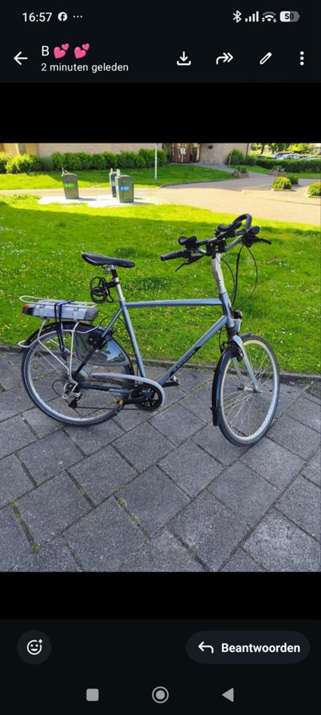 Batavus Mont Blanc Easy elektrische fiets xxl lange man, Fietsen en Brommers, Elektrische fietsen, Ophalen, Minder dan 30 km per accu
