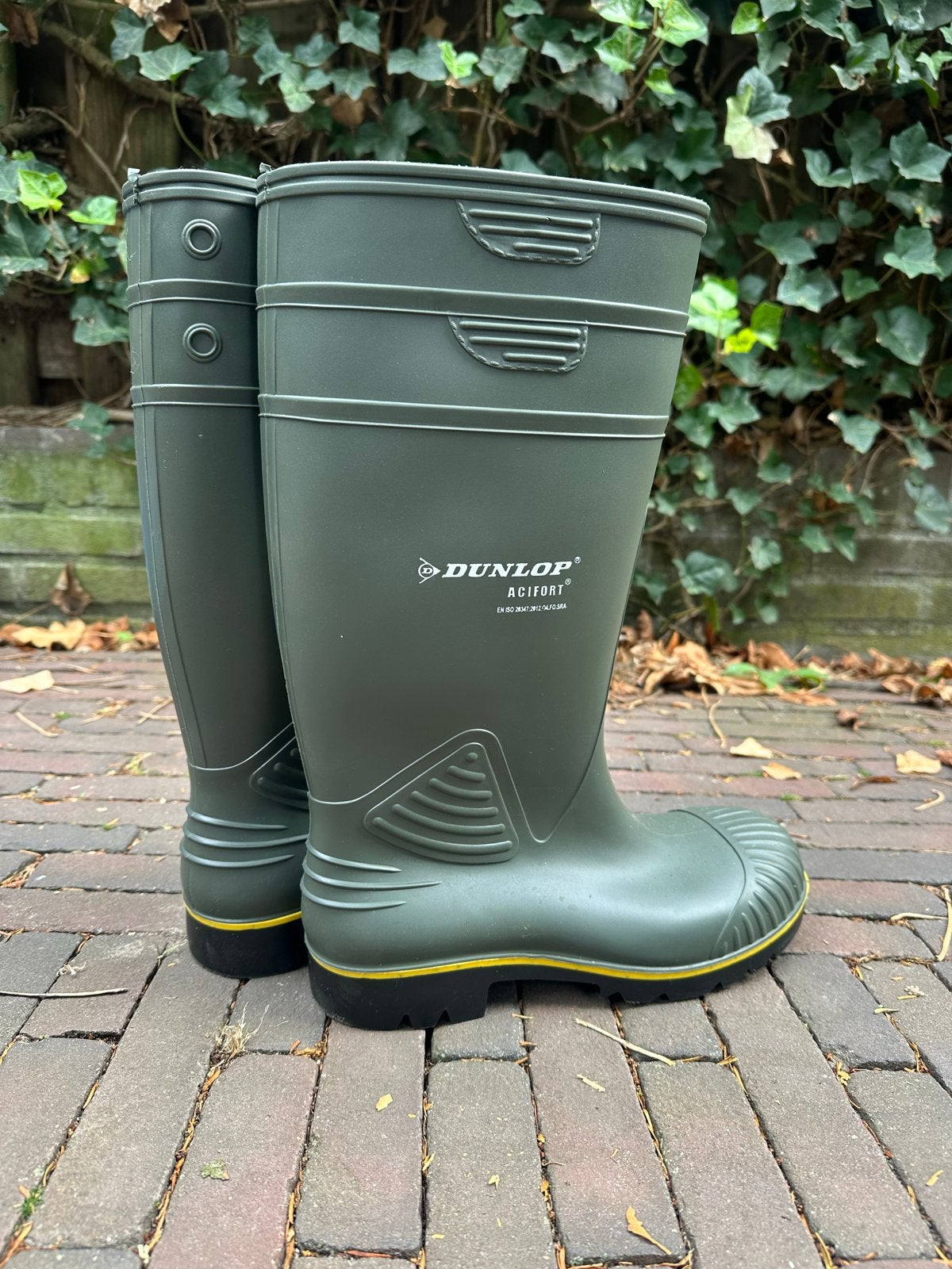 NIEUW Dunlop Acifort werklaarzen - Groen MAAT 44, Tuin en Terras, Ophalen, Nieuw, Heren, Laarzen