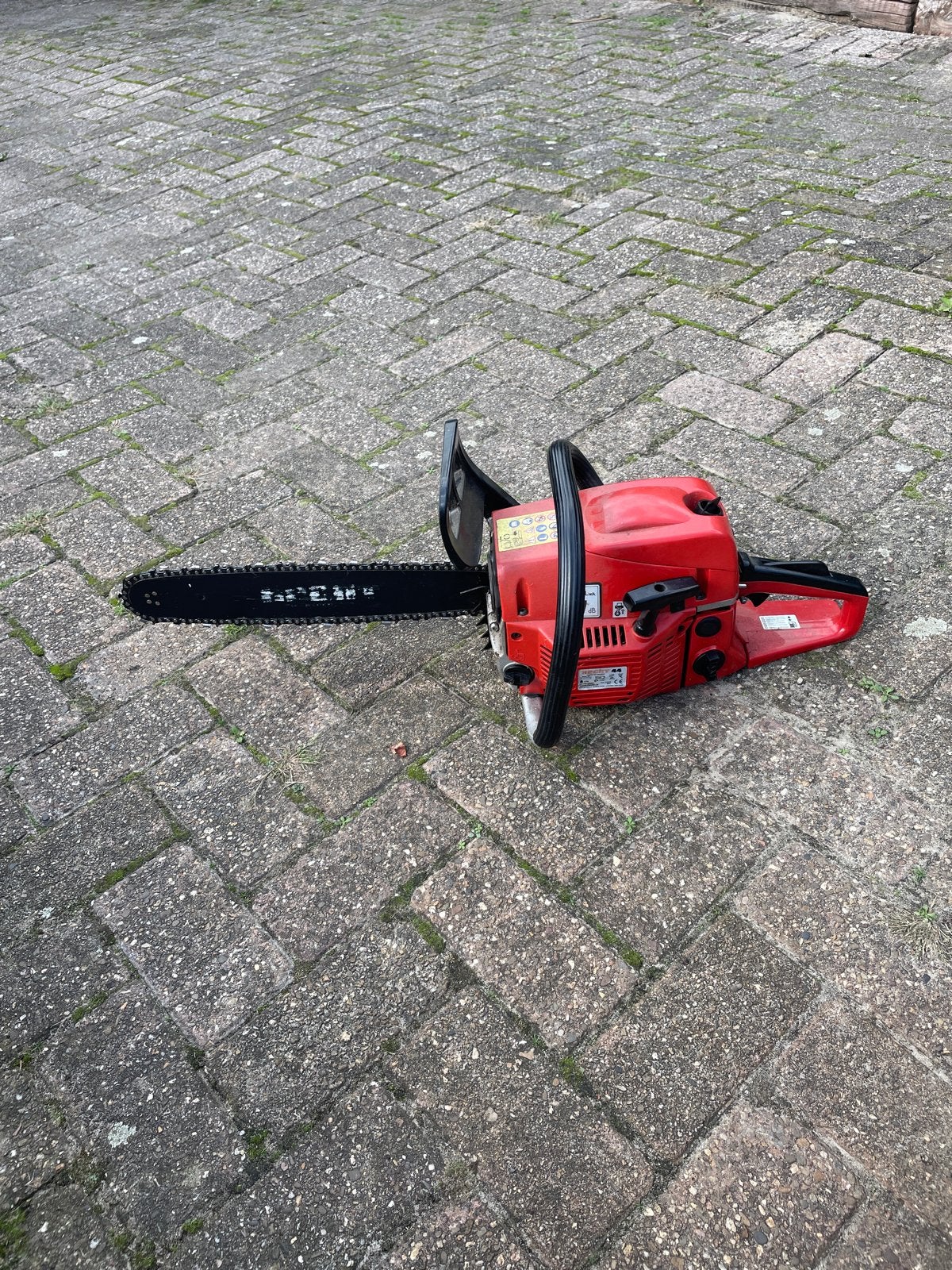 Hecht 44 Kettingzaag - Krachtige Benzine Kettingzaag, Tuin en Terras, Ophalen, Gebruikt, Boomzaag