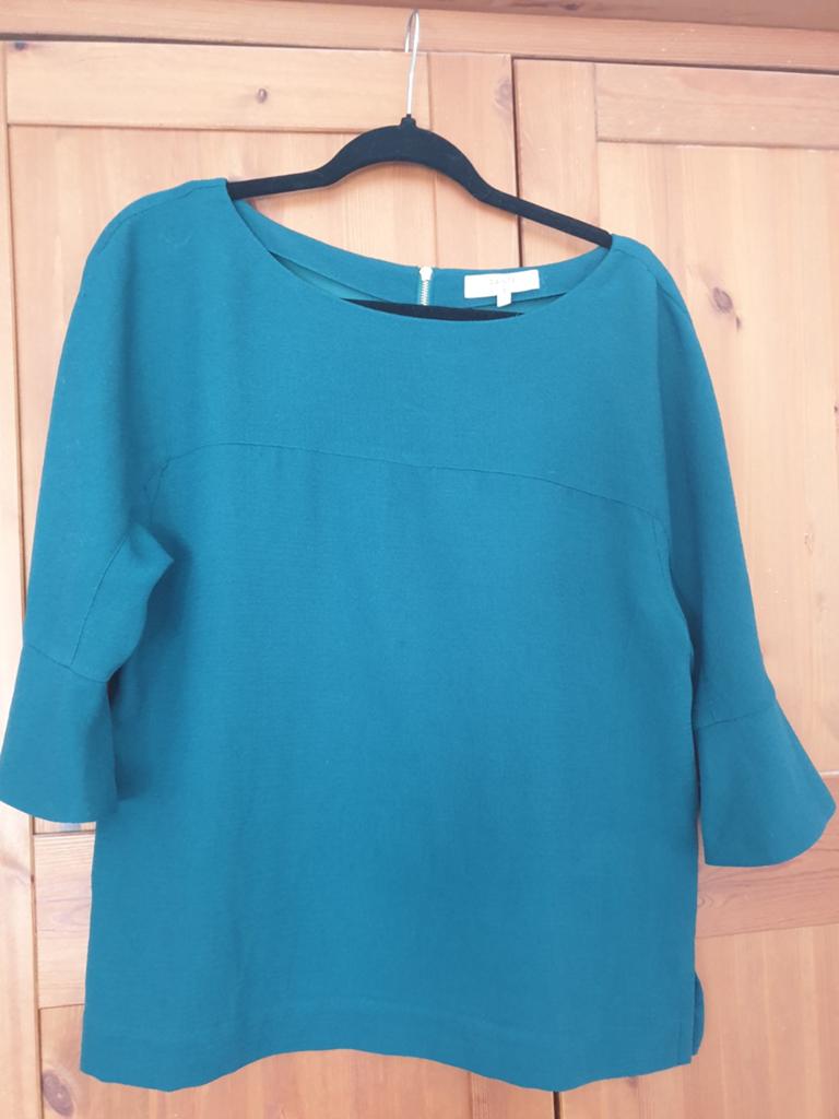 Dante 6 Top/Blouse - Petrol - Maat M, Ophalen of Verzenden, Zo goed als nieuw, Lange mouw, Groen