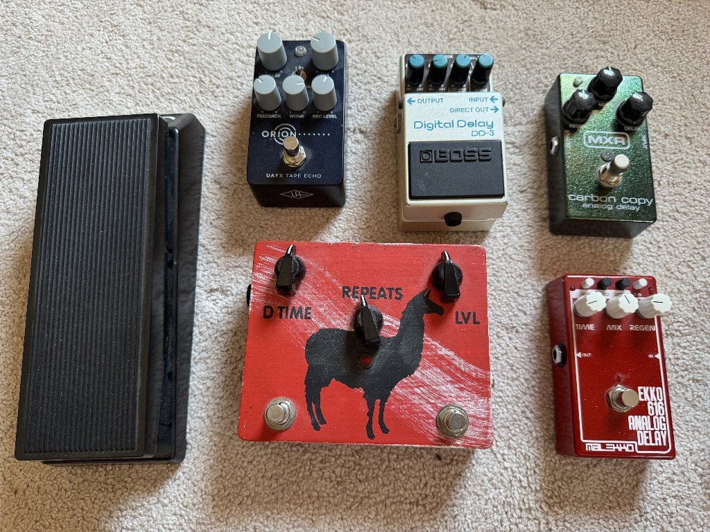 Selection of quality delay pedals (JAM, UA, Boss, MXR), Muziek en Instrumenten, Effecten, Gebruikt, Delay of Echo, Ophalen of Verzenden