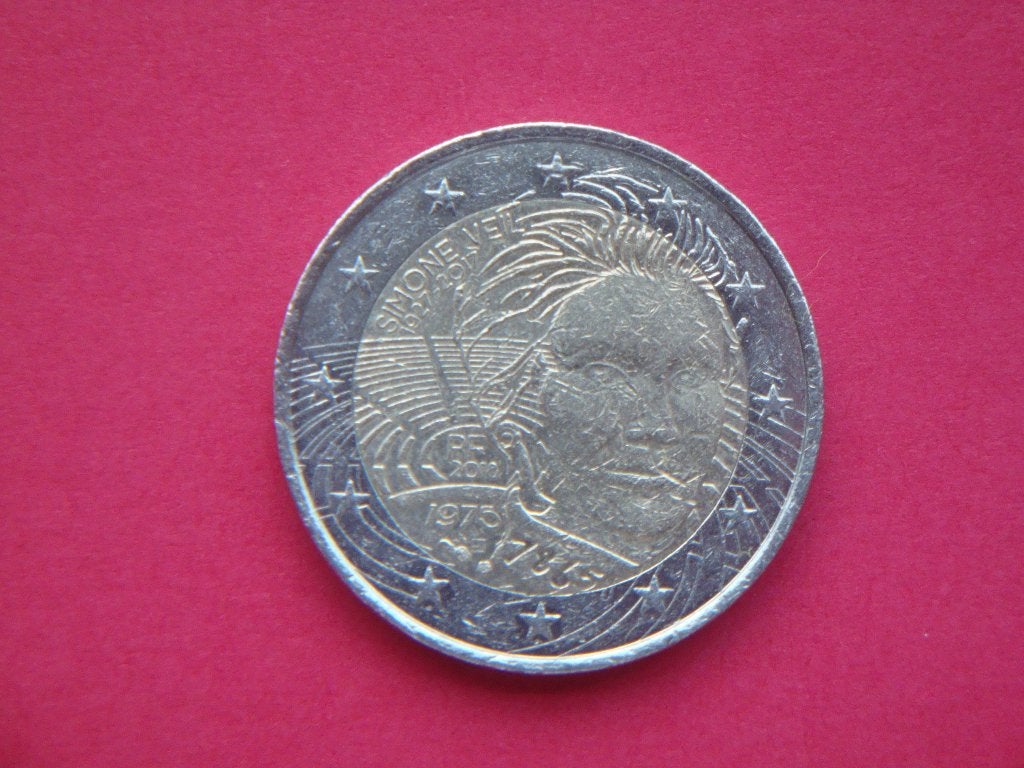 Frankrijk 2 Euromunt Simone Veil 2017., Verzenden, Frankrijk, 2 euro, Losse munt