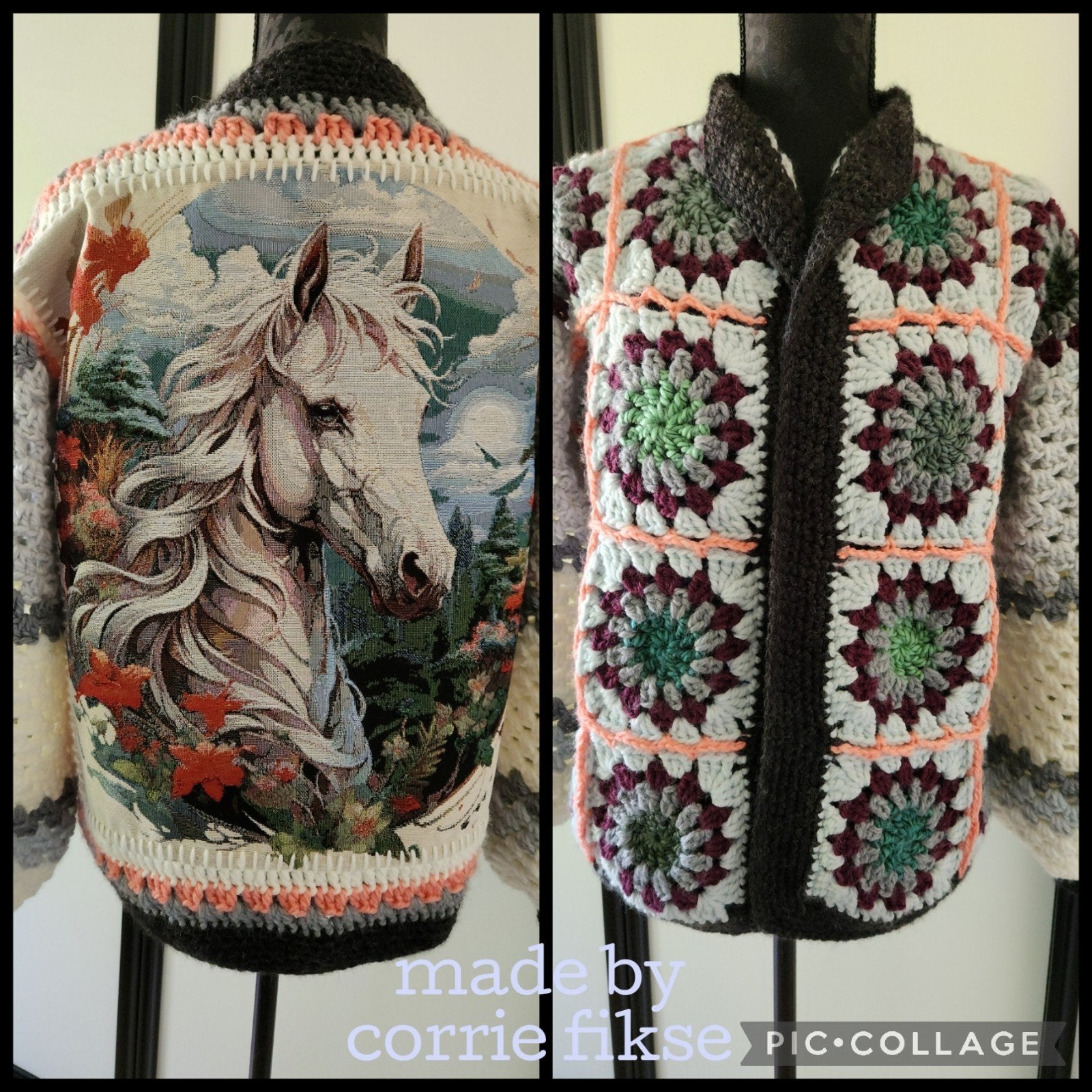 dames granny squares vest jasje, Maat 46/48 (XL) of groter, Nieuw, Ophalen of Verzenden, Handgemaakt
