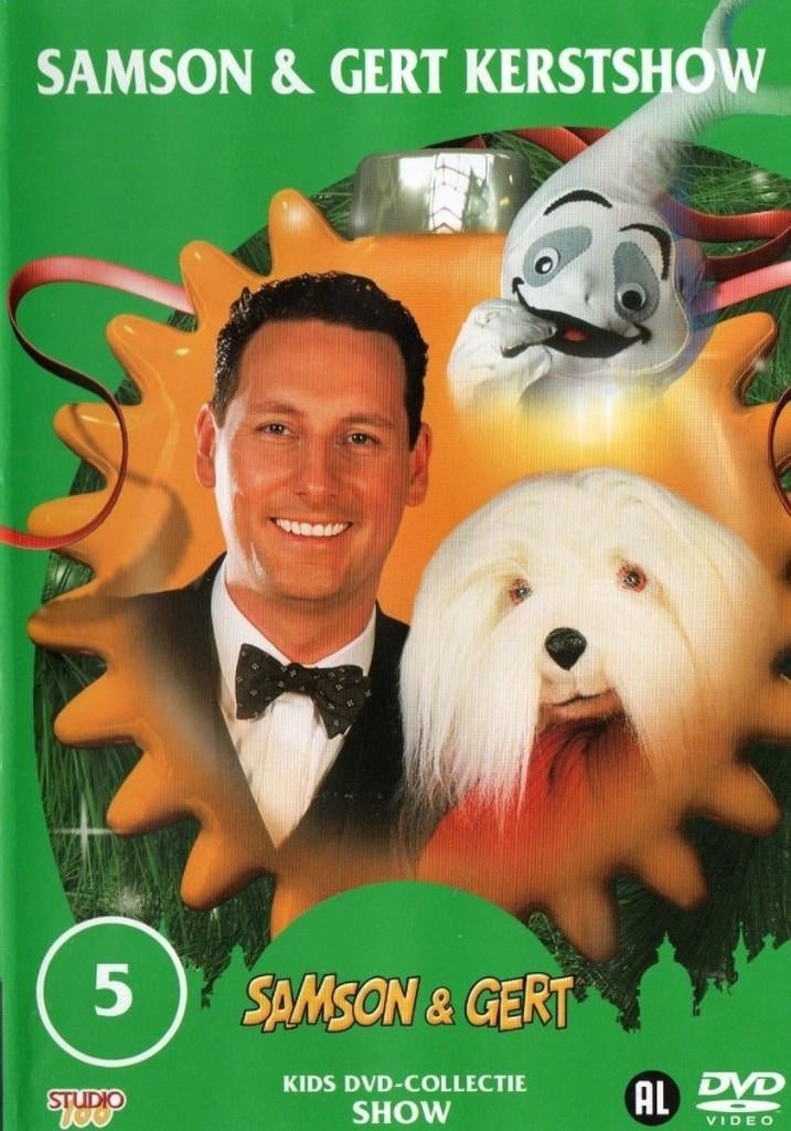 Studio 100 dvd - Samson & Gert kerstshow 5 ( 2003 ), Cd's en Dvd's, Dvd's | Kinderen en Jeugd, Zo goed als nieuw, Alle leeftijden