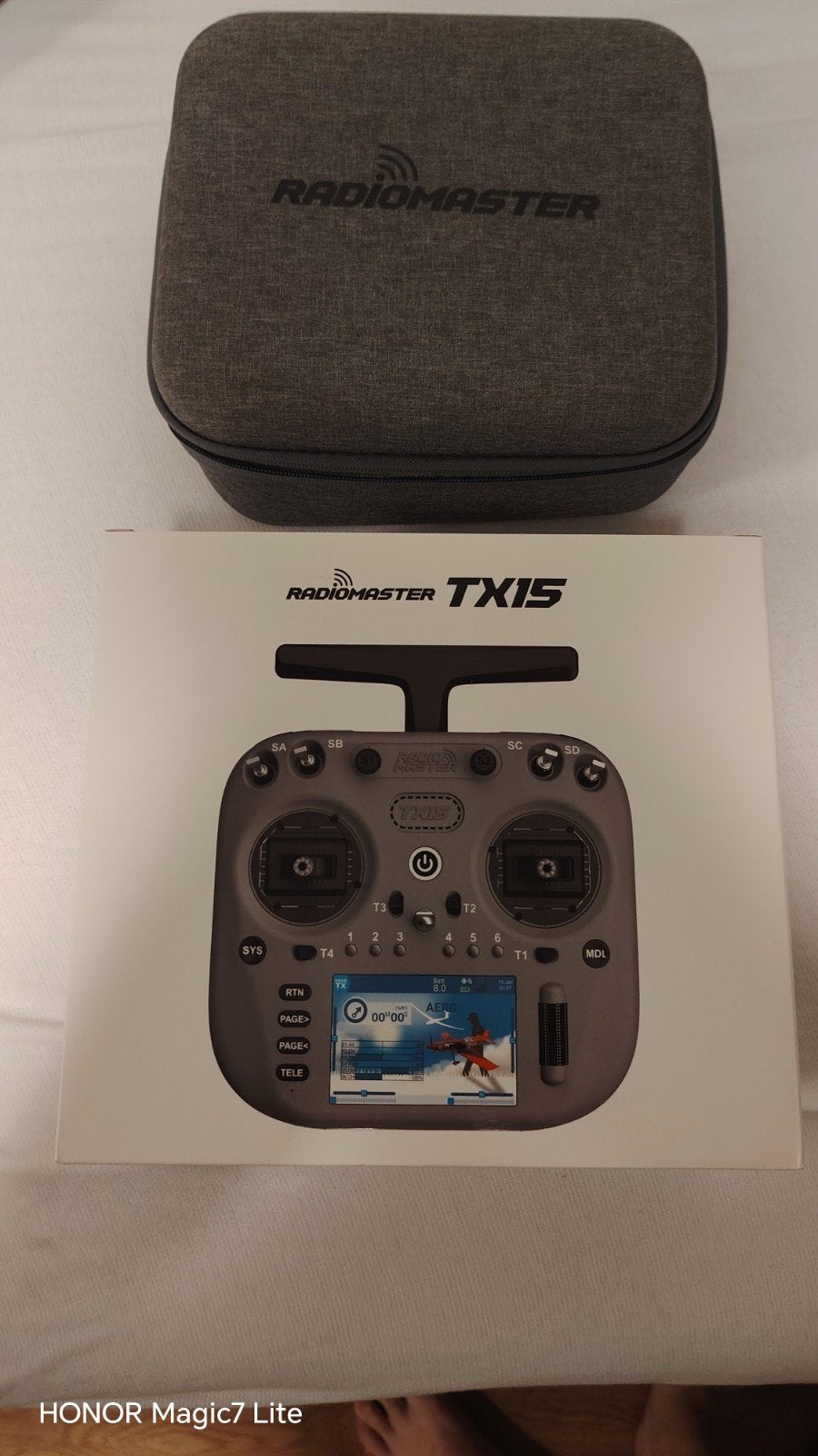 RadioMaster TX15 ELRS (LBT) Geel + RP1 V2 Ontvanger, Ophalen, Zo goed als nieuw