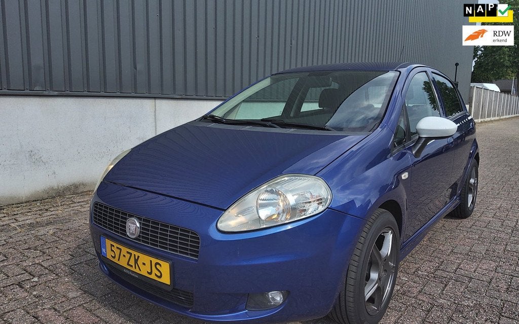 Fiat Grande Punto 1.2 GP|5DRS|AIRCO|CarPlay®|LM velgen, Auto's, Fiat, 1005 kg, Stof, 4 cilinders, Grande Punto