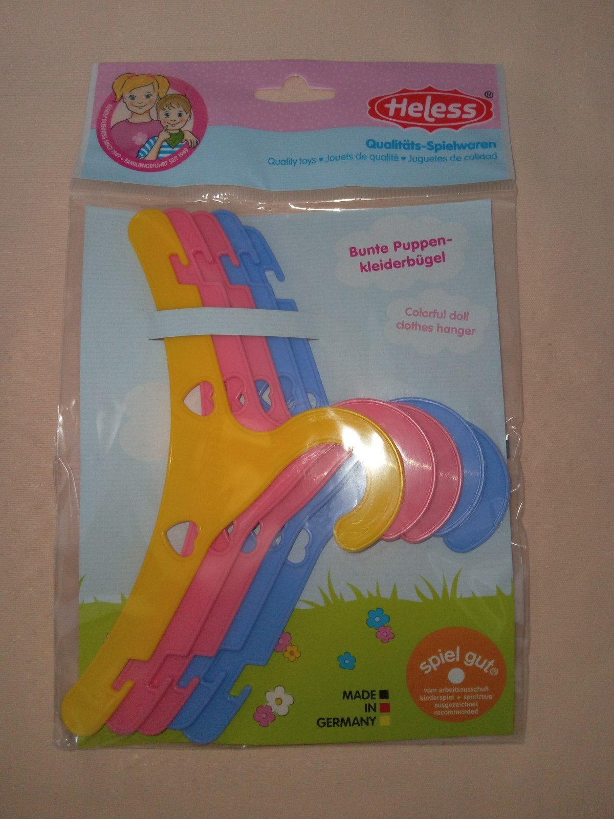 Heless Kleerhangers voor poppen - Kleurrijk en Speelgoed, Ophalen of Verzenden, Nieuw, Overige typen