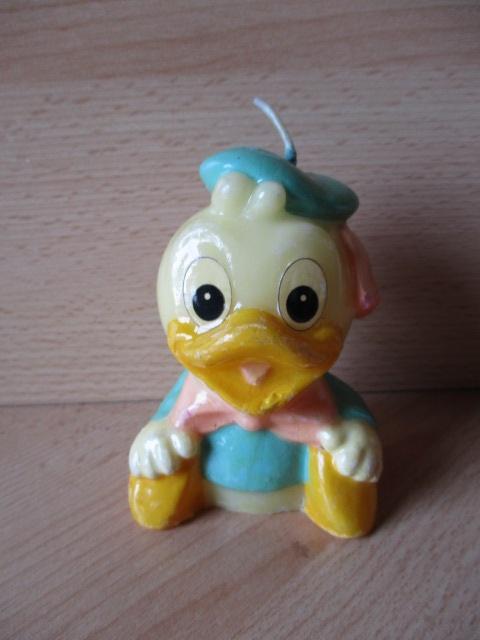 Disney Donald Duck kaars  als peuter  Walt Disney Company, Verzamelen, Disney, Ophalen of Verzenden, Overige figuren, Gebruikt