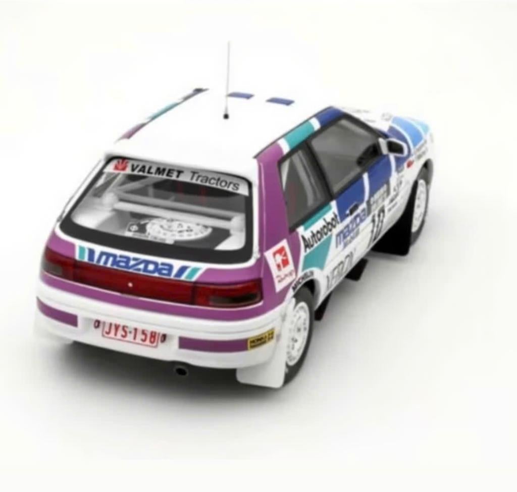 MAZDA 323 GTX GR.A 1000 LAKES 1991 OTTO MOBILE 1/18 OT1099, Hobby en Vrije tijd, Modelauto's | 1:18, Verzenden, Nieuw, Auto, OttOMobile