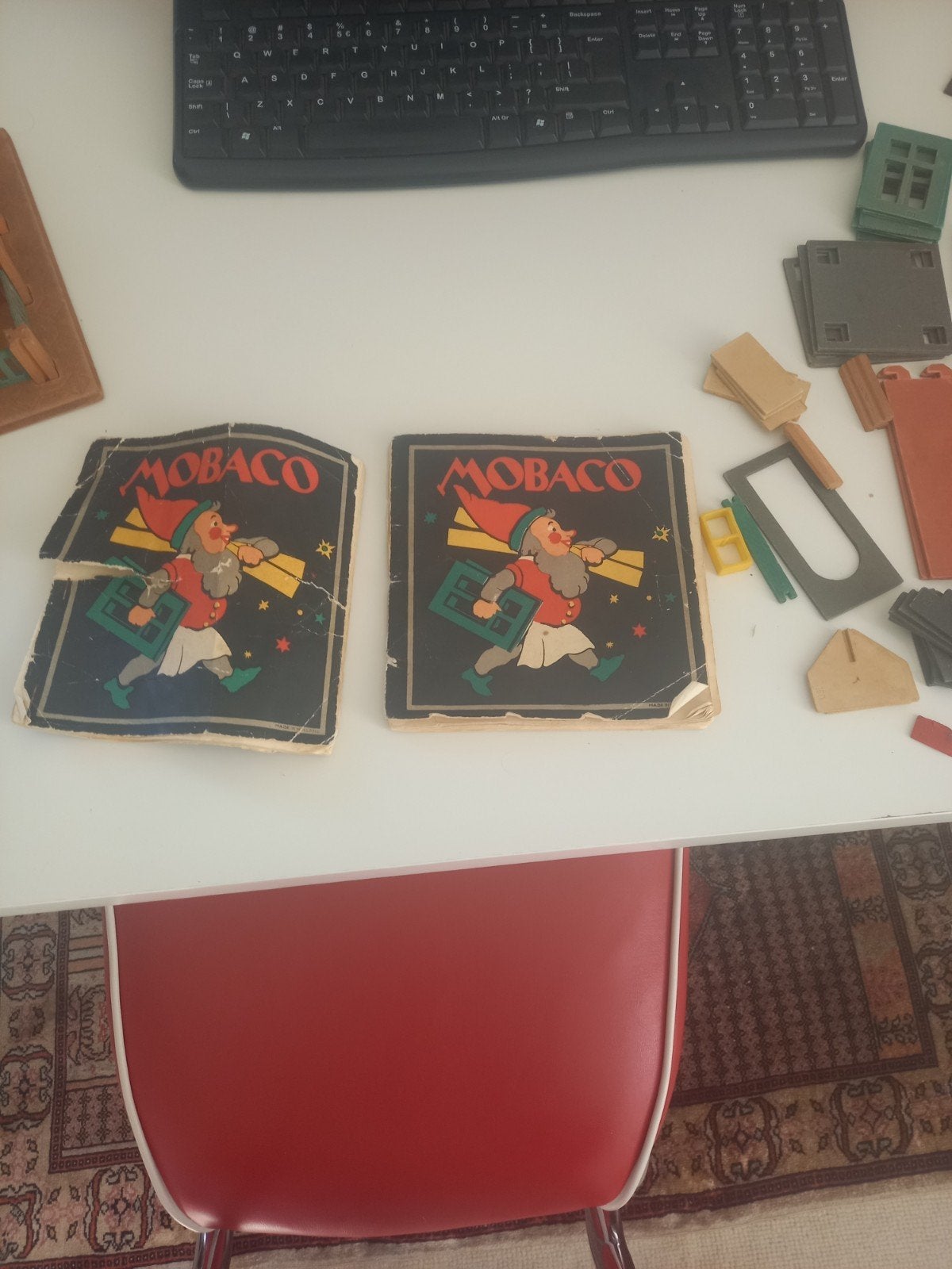 mobaco constructiespeelgoed, Antiek en Kunst, Antiek | Speelgoed, Ophalen