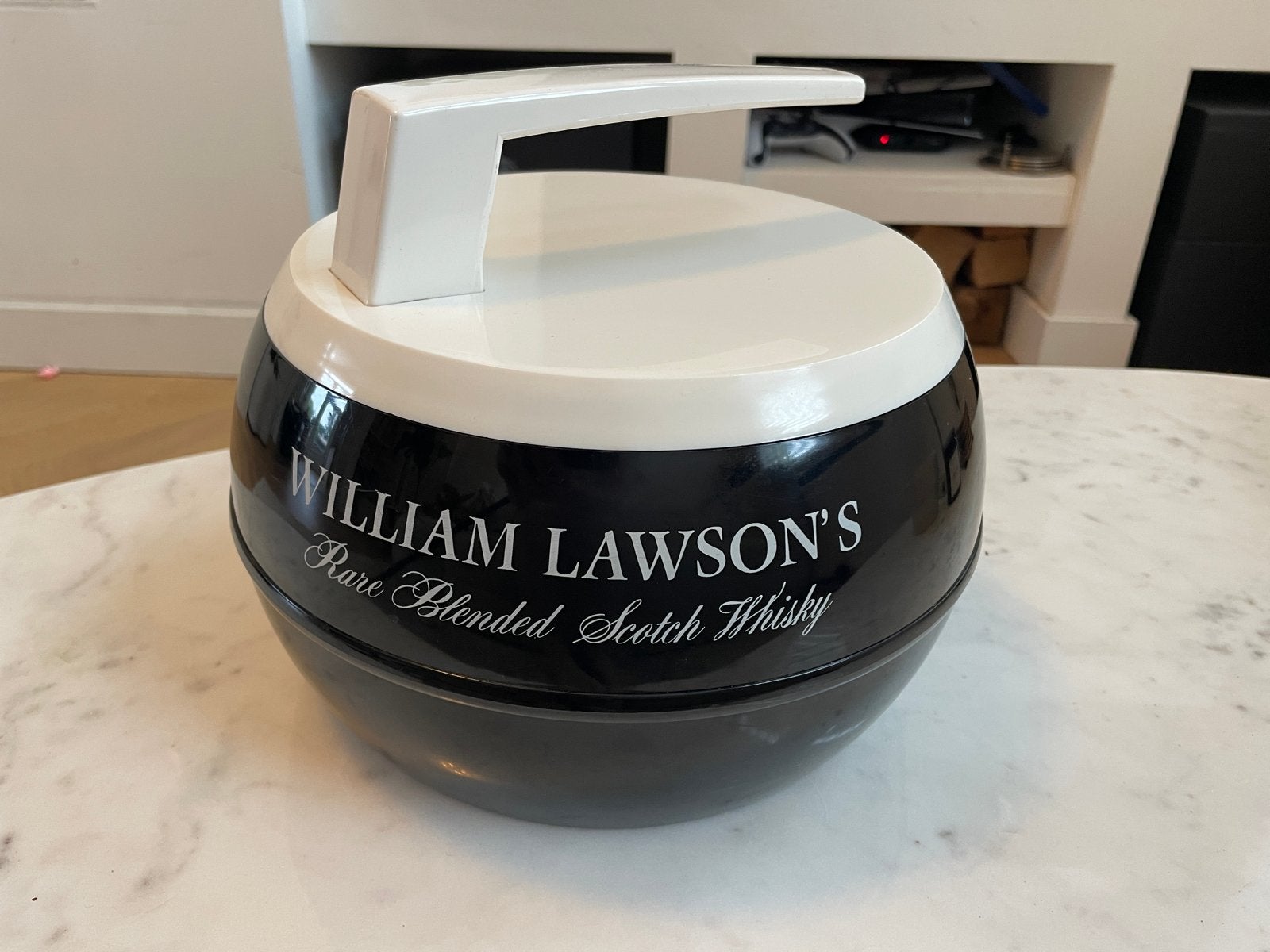 Vintage William Lawson's Scotch Whisky ijsemmer, Vintage, Kunststof, Ophalen of Verzenden, Gebruikt