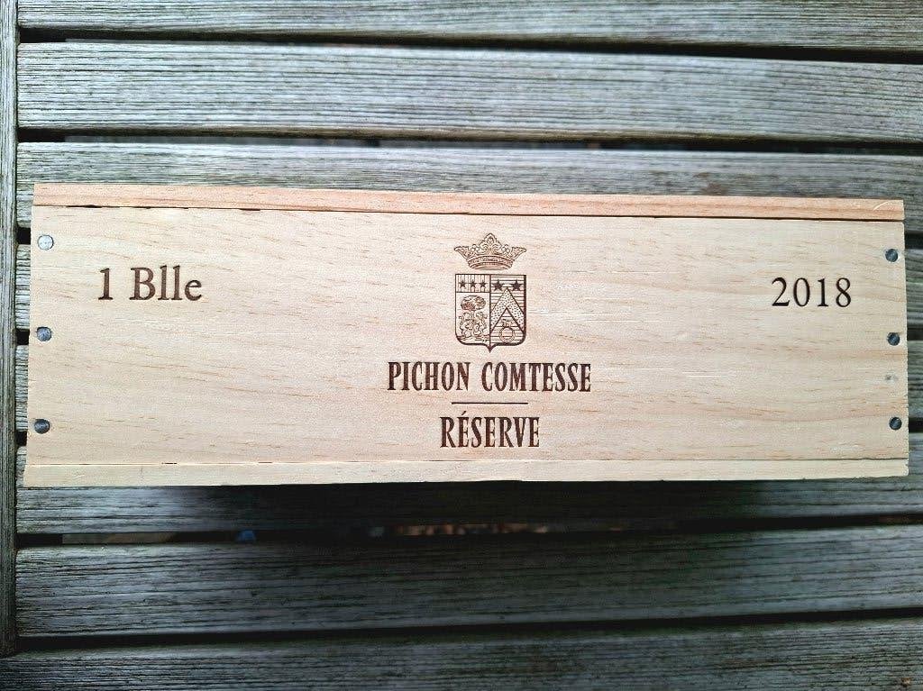 2018  Pichon Comtesse Reserve  92RP Pauillac, Frankrijk, Nieuw, Ophalen of Verzenden, Rode wijn
