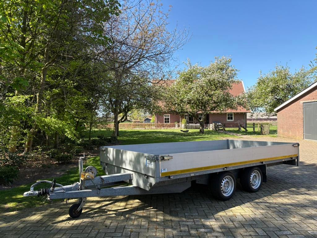 Eduard PL2720 Multitransporter/aanhanger + oprijplaten‼️, Auto diversen, Aanhangers en Bagagewagens, Ophalen, Zo goed als nieuw