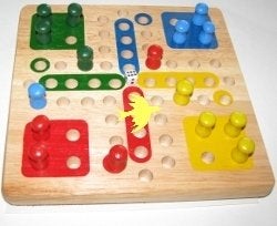 Mens Erger Je Niet (Ludo) - Houten uitvoering, Kinderen en Baby's, Speelgoed | Houten speelgoed, .., Nieuw, ..., Ophalen of Verzenden