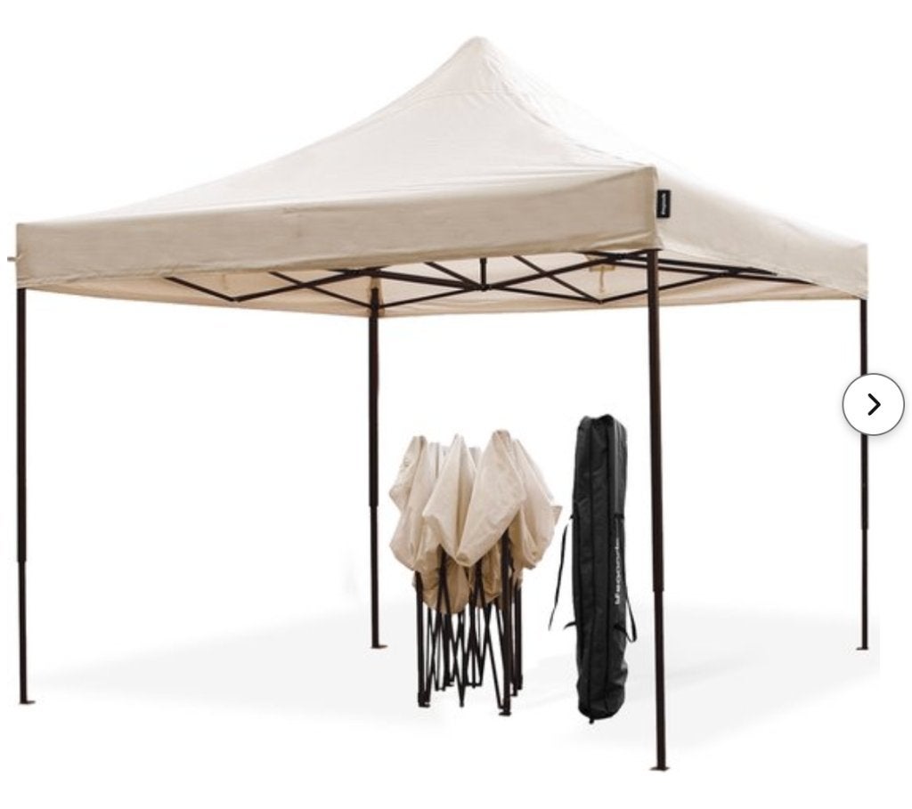 Opvouwbare Partytent 3x3m - Beige, Ophalen, Opvouwbaar, Partytent, Minder dan 4 meter