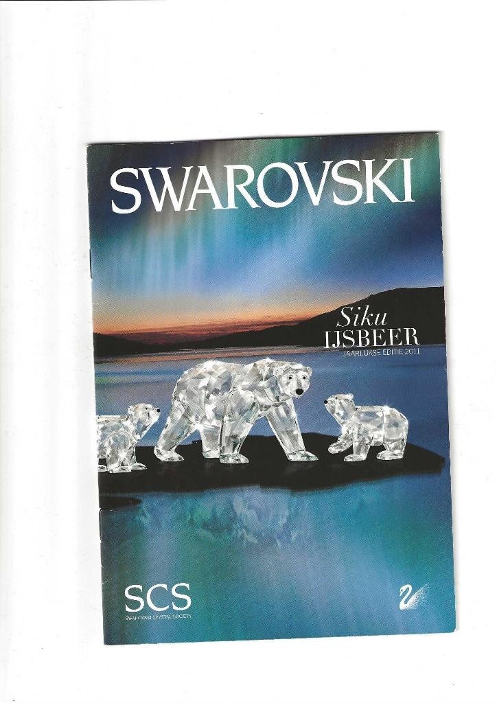 Swarovski brochure van de IJsbeer met 10 pp, Verzamelen, Swarovski, Ophalen of Verzenden, Zo goed als nieuw, Figuurtje