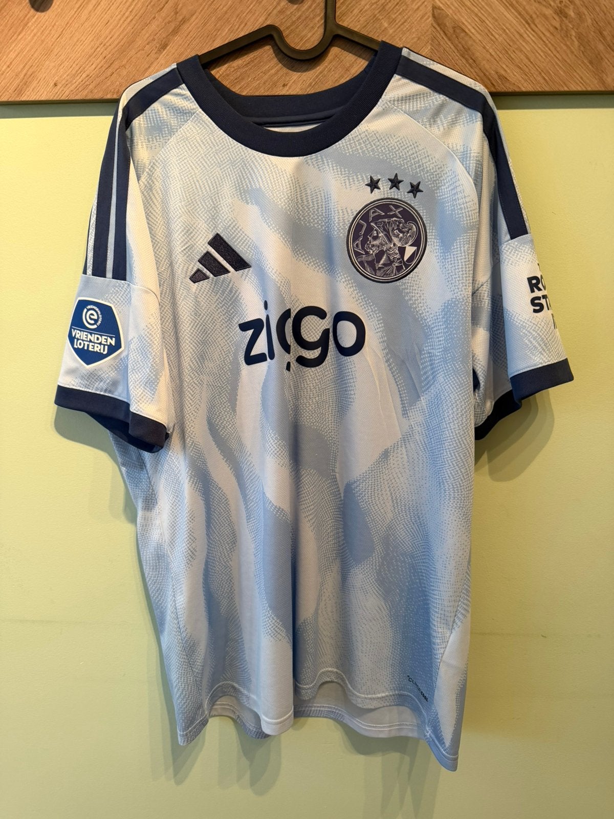 Ajax derde shirt 26/27 XL, Blauw, Maat 56/58 (XL), Ophalen of Verzenden, Zo goed als nieuw