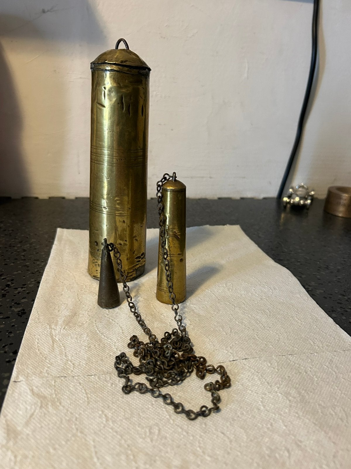 Set friese stoelklok gewichten ., Ophalen