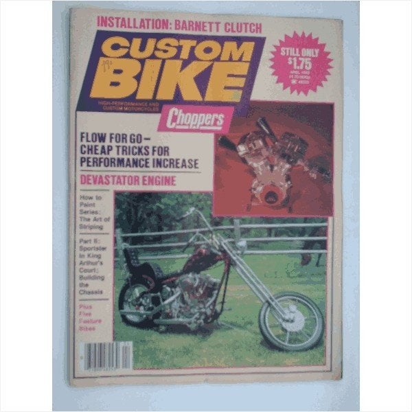 Costum Bike Choppers Tijdschrift 1982 April #1 Engels, Boeken, Ophalen of Verzenden, Gelezen, Overige merken