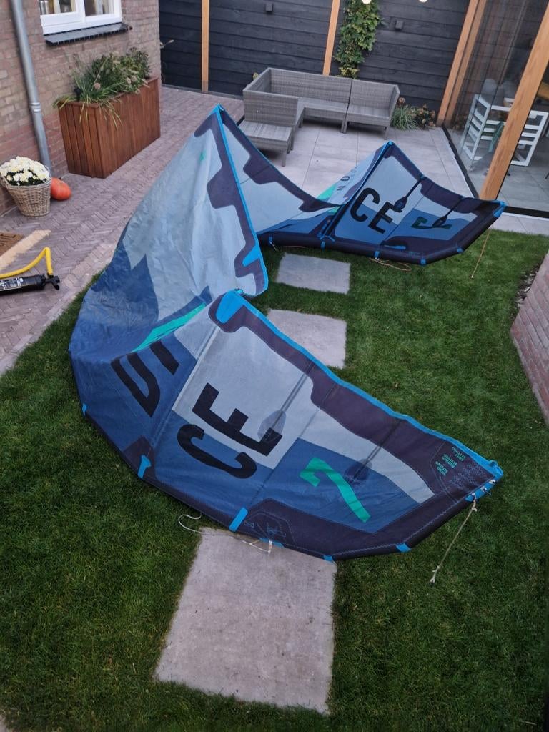 North Dice 7m kite, Watersport en Boten, Kitesurfen, Geen board, Ophalen of Verzenden
