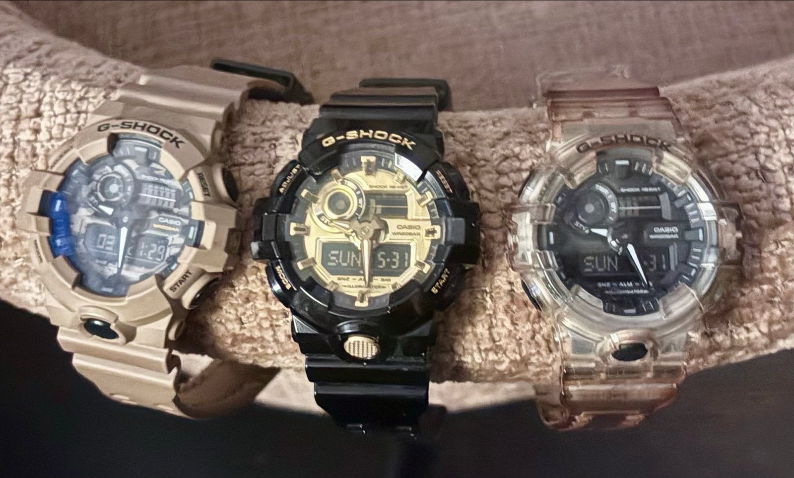 Casio G-Shock Horloges - Set van 2 vrgpr per item!, Sieraden, Tassen en Uiterlijk, Horloges | Heren, Casio, Kunststof, Verzenden