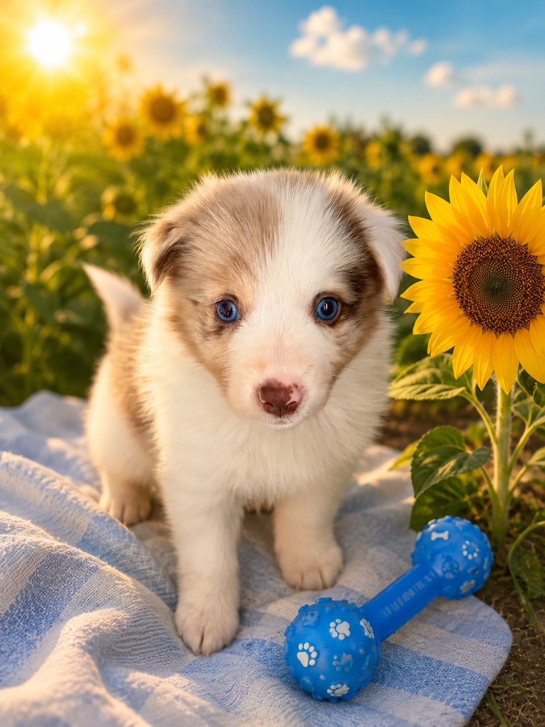 Prachtige border collie pup 💙, Dieren en Toebehoren, 8 tot 15 weken, Parvo, Meerdere, Meerdere dieren