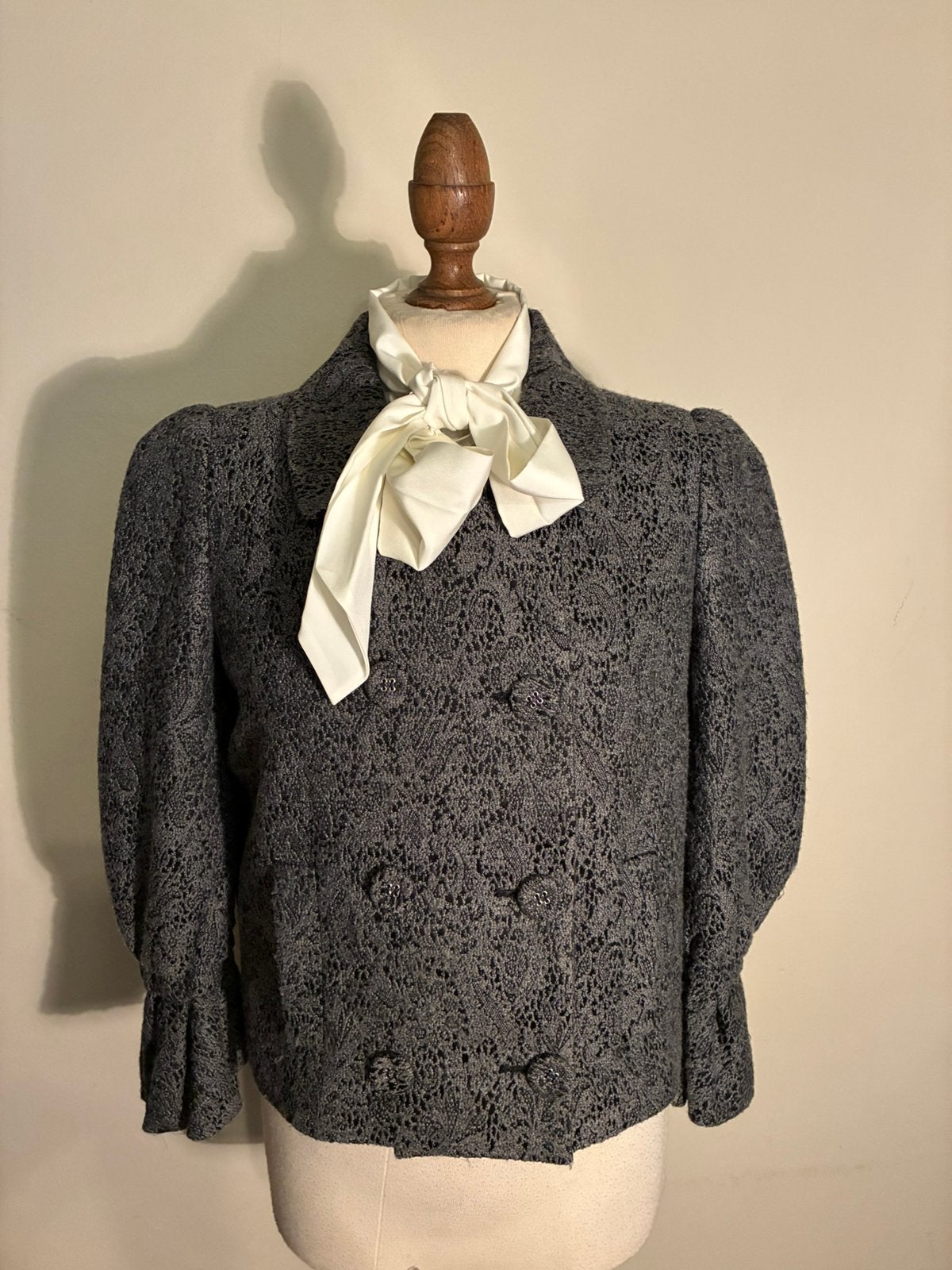 RED VALENTINO JASJE+ ROK GREY, Kostuum of Pak, Verzenden, Zo goed als nieuw, Maat 36 (S)