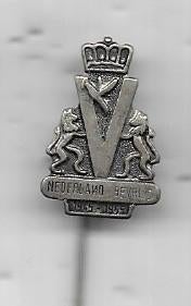VREDE VRIJHEID VICTORY  NEDERLAND BEVRIJDING SPELD, Verzamelen, Speldjes, Pins en Buttons, Verzenden, Gebruikt, Overige onderwerpen