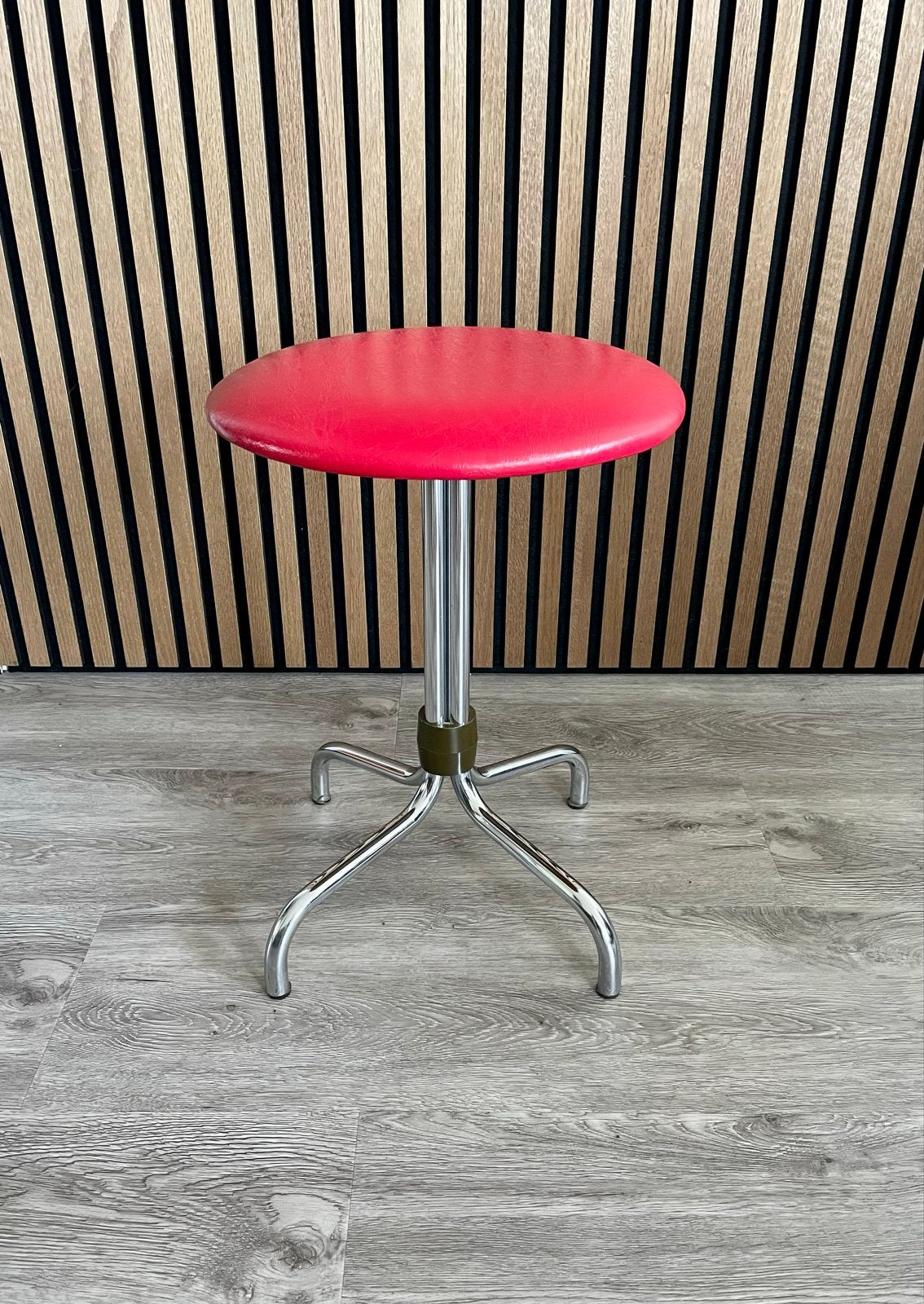 Vintage Brabantia kruk uit de 60s / 70s, in mooie staat, Gebruikt, Ophalen of Verzenden, Metaal, Eén