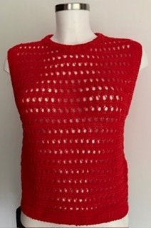 MarcCain damestrui rood zonder mouwen maat N3 (38/40), Kleding | Dames, Maat 38/40 (M), Verzenden, Zo goed als nieuw, Marccain