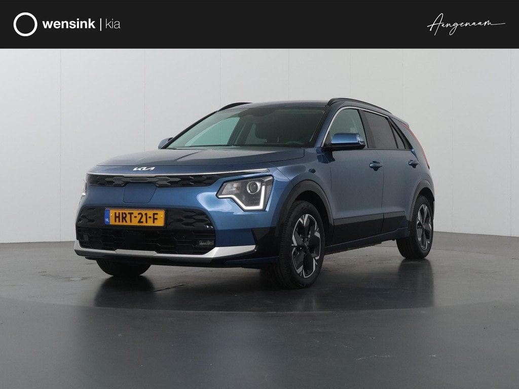 Kia Niro EV Light Advanced 64.8 kWh | Stoel / Stuurwielverwa, Auto's, Kia, Gebruikt, 750 kg, Leder en Stof, Origineel Nederlands