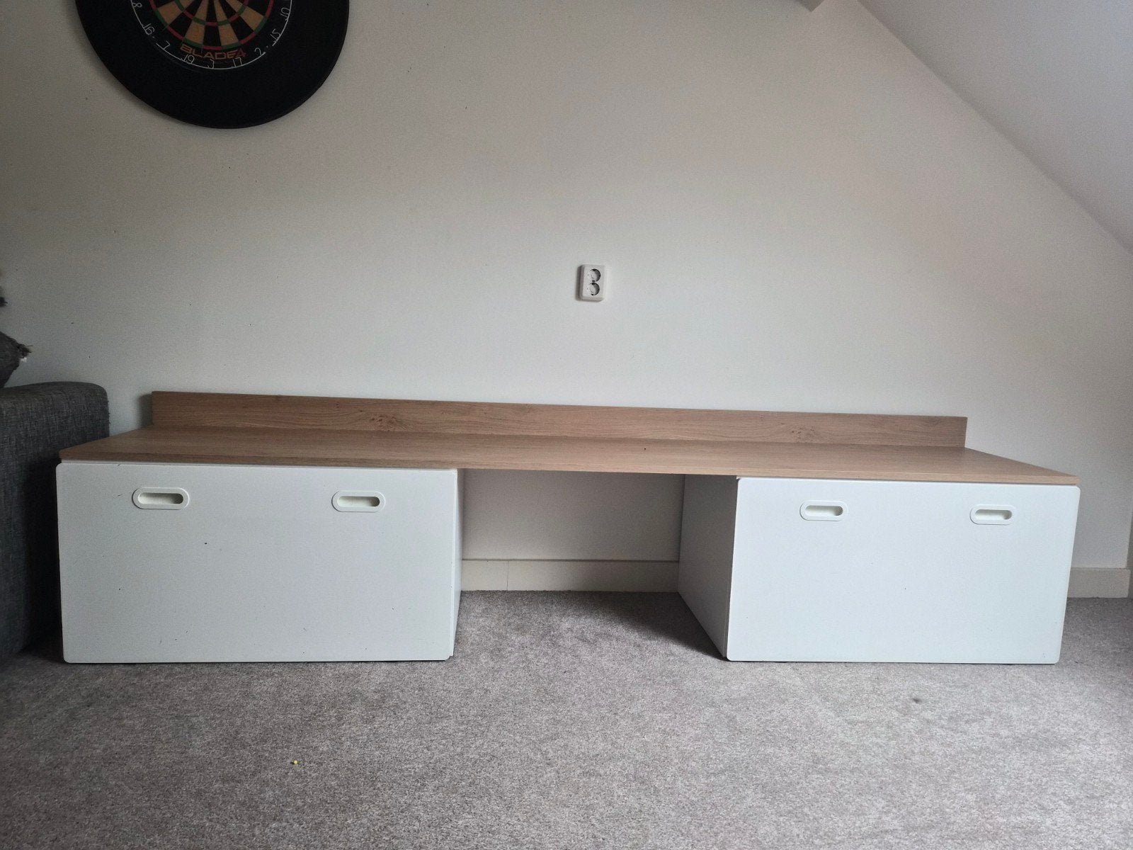 speeltafel met houten blad, Ophalen, Gebruikt