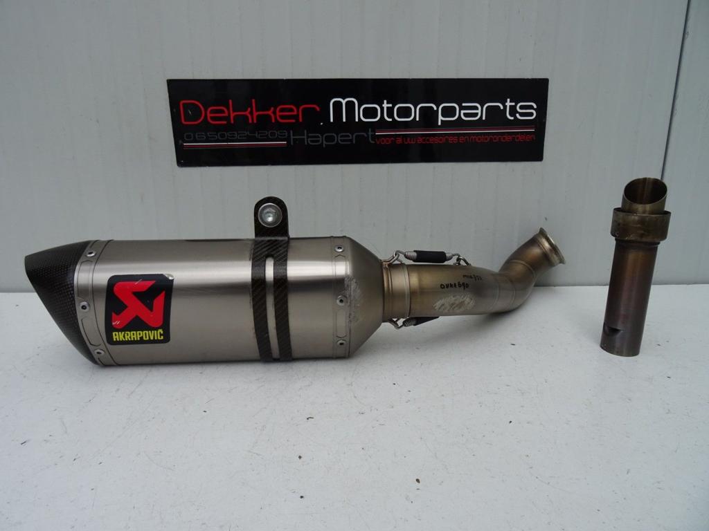 Akrapovic Hexanogal Demper KTM Duke 690 2012-2013-2015-2019, Gebruikt, -, -, Ophalen of Verzenden